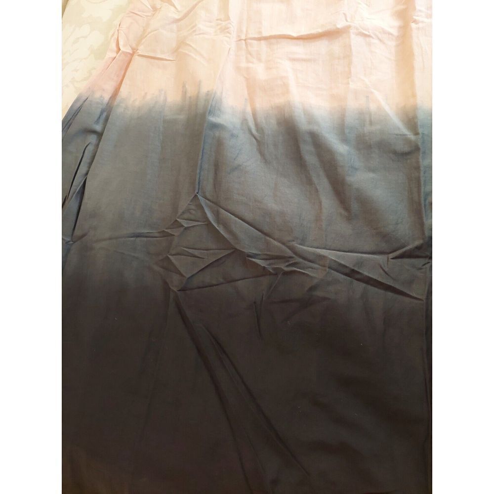 NWT St Roche Dream Maxi Halter Dress Pink Black Cotton/Silk Hand Dyed Sz 2 $485 - Picture 7 of 13